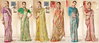 Shivya By Vallabhi Floral Printed Georgette Sarees Suppliers In India
